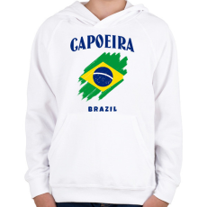 PRINTFASHION CAPOEIRA BRAZIL - Gyerek kapucnis pulóver - Fehér