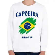 PRINTFASHION CAPOEIRA BRAZIL - Gyerek pulóver - Fehér gyerek pulóver, kardigán