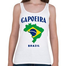 PRINTFASHION CAPOEIRA BRAZIL - Női atléta - Fehér női trikó