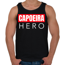 PRINTFASHION CAPOEIRA HERO - Férfi atléta - Fekete atléta, trikó