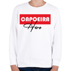 PRINTFASHION Capoeira hero - Gyerek pulóver - Fehér