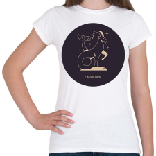 PRINTFASHION Capricorn - Bak - Női póló - Fehér női póló