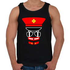 PRINTFASHION captain jack - Férfi atléta - Fekete