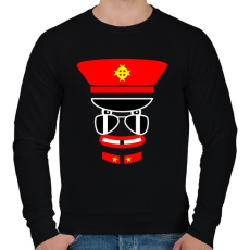 PRINTFASHION captain jack - Férfi pulóver - Fekete
