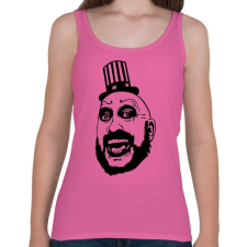 PRINTFASHION Captain Spaulding - Női atléta - Rózsaszín női trikó