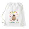 PRINTFASHION Capy Birthday party - Sportzsák, Tornazsák - Fehér