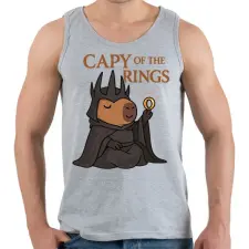 PRINTFASHION Capy of the Rings - Férfi atléta - Sport szürke női trikó