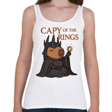 PRINTFASHION Capy of the Rings - Női atléta - Fehér