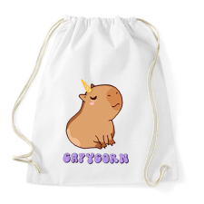 PRINTFASHION Capybara - Capycorn - Sportzsák, Tornazsák - Fehér kézitáska és bőrönd