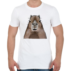 PRINTFASHION Capybara - Férfi póló - Fehér