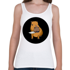 PRINTFASHION Capybara - Női atléta - Fehér