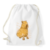 PRINTFASHION Capybara - Sportzsák, Tornazsák - Fehér