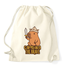 PRINTFASHION Capybara the brave - Sportzsák, Tornazsák - Natúr tornazsák
