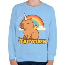 PRINTFASHION Capycorn - Gyerek pulóver - Világoskék gyerek pulóver, kardigán