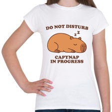 PRINTFASHION Capynap - Női póló - Fehér női póló