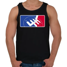 PRINTFASHION Car Shift - Férfi atléta - Fekete