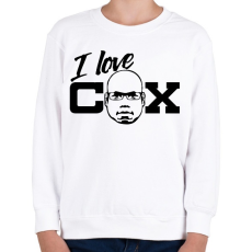 PRINTFASHION Carl Cox - Gyerek pulóver - Fehér