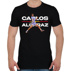 PRINTFASHION carlos alcaraz - Férfi póló - Fekete