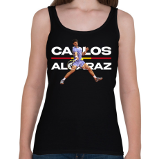 PRINTFASHION carlos alcaraz - Női atléta - Fekete