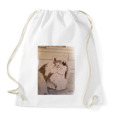 PRINTFASHION Carlos nyuszi - Sportzsák, Tornazsák - Fehér