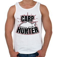 PRINTFASHION Carp Hunter - Férfi atléta - Fehér atléta, trikó