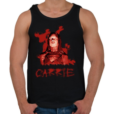 PRINTFASHION carrie - Férfi atléta - Fekete atléta, trikó