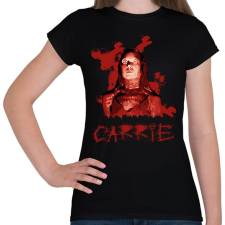 PRINTFASHION carrie - Női póló - Fekete női póló