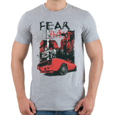 PRINTFASHION Cars city - Férfi póló - Sport szürke