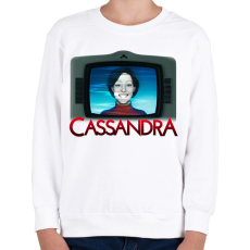 PRINTFASHION Cassandra - Gyerek pulóver - Fehér