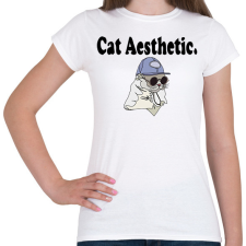 PRINTFASHION cat aesthetic - Női póló - Fehér női póló