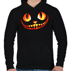 PRINTFASHION Cat - Férfi kapucnis pulóver - Fekete