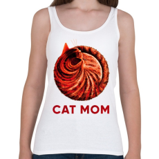 PRINTFASHION Cat mom - Női atléta - Fehér
