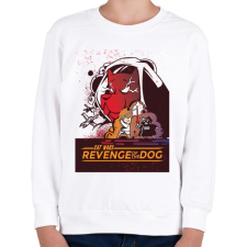 PRINTFASHION Cat Wars - Gyerek pulóver - Fehér gyerek pulóver, kardigán