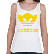PRINTFASHION Catdidas - Női atléta - Fehér