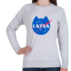 PRINTFASHION CATSA - Női pulóver - Sport szürke