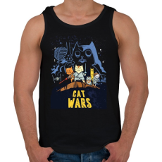 PRINTFASHION CATWARS - Férfi atléta - Fekete