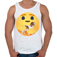 PRINTFASHION Cavalier King Charles spániel - Férfi atléta - Fehér atléta, trikó