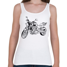 PRINTFASHION cbf500 - Női atléta - Fehér