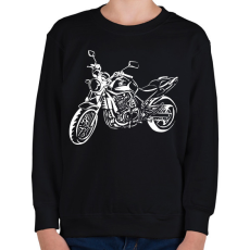 PRINTFASHION cbf500v - Gyerek pulóver - Fekete