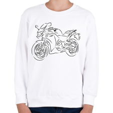 PRINTFASHION cbr25r - Gyerek pulóver - Fehér gyerek pulóver, kardigán