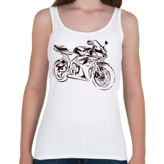 PRINTFASHION cbr600rr fekete - Női atléta - Fehér