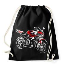 PRINTFASHION cbr600rr pirosfehér - Sportzsák, Tornazsák - Fekete tornazsák