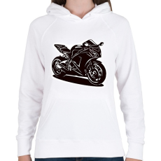 PRINTFASHION cbr firebla - Női kapucnis pulóver - Fehér