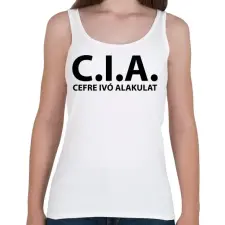 PRINTFASHION Cefre ivó alakulat fekete - Női atléta - Fehér női trikó