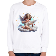 PRINTFASHION Célba vettem a szívedet - Gyerek pulóver - Fehér