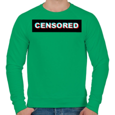 PRINTFASHION Censored - Férfi pulóver - Zöld