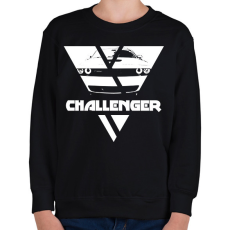 PRINTFASHION Challenger Triangle - Gyerek pulóver - Fekete