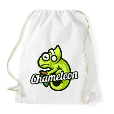 PRINTFASHION Chameleon - Sportzsák, Tornazsák - Fehér tornazsák