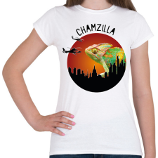 PRINTFASHION Chamzilla - Női póló - Fehér női póló