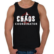 PRINTFASHION CHAOS COORDINATOR - Férfi atléta - Fekete